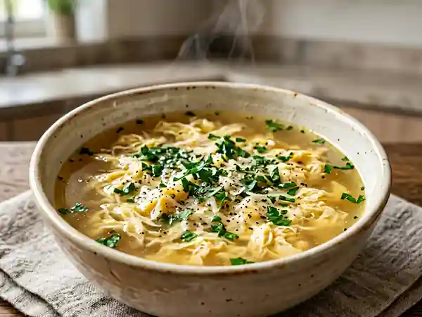 Stracciatella soyeuse au parmesan - Photo de présentation
