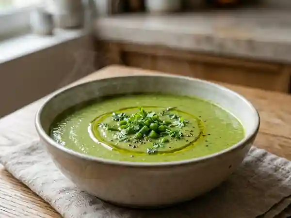 Velouté Marinette : haricots verts et douceur - Photo de présentation