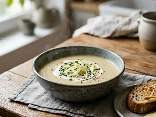 Soupe onctueuse aux chicons : recette facile et réconfortante - Photo de présentation