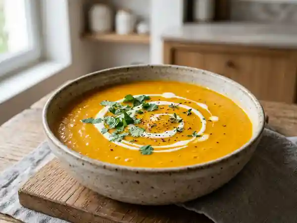 Soupe onctueuse de carottes maison facile et rapide - Photo de présentation