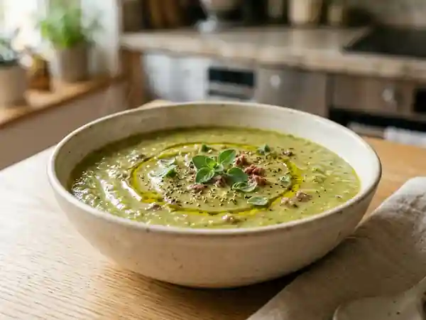Velouté de courgettes à la macreuse fondante - Photo de présentation