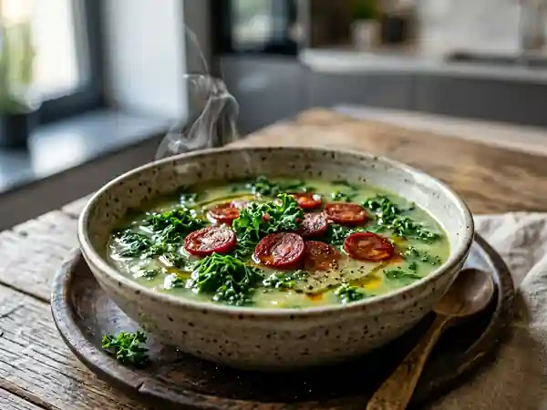 Caldo Verde Onctueux au Chorizo - Photo de présentation