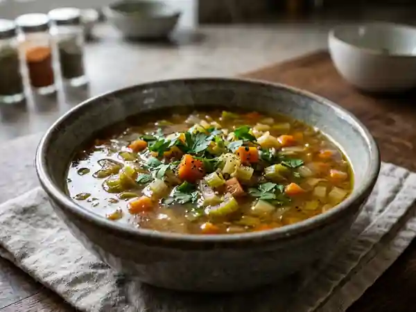 Velouté onctueux à la moelle de bœuf fondante - Photo de présentation