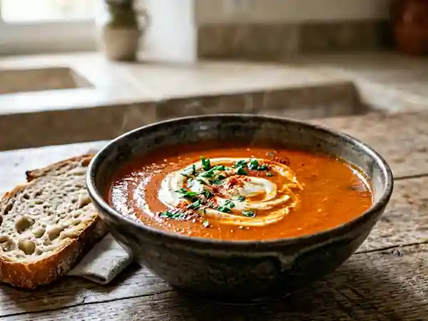 Velouté Hongrois Fondant au Poivron et Paprika - Photo de présentation