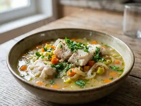 Soupe de Merlu Iodée au Vin Blanc - Photo de présentation