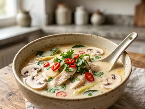 Tom Kha Kai : Bouillon Crémeux Coco et Galanga - Photo de présentation