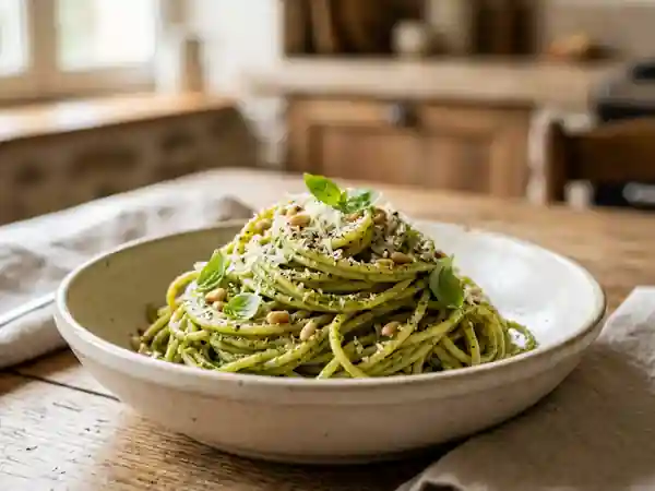 Spaghetti au Pesto de Basilic Intense - Photo de présentation