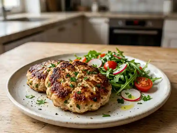 Steak de volaille minceur savoureux et léger - Photo de présentation