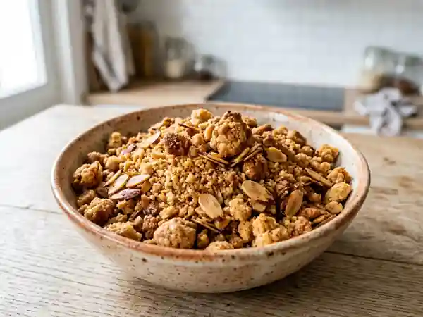 Streusel croustillant au beurre et sucre - Photo de présentation
