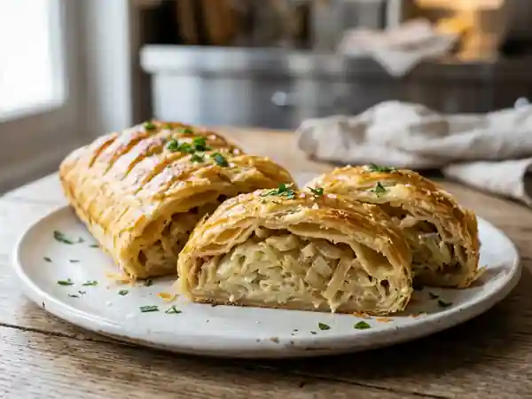 Strudel Alsacien au Chou Fondant et Épices - Photo de présentation