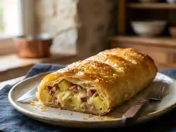 Strudel Croustillant Lardons et Pommes de Terre - Photo de présentation
