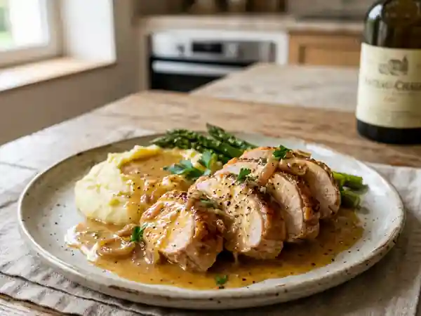 Suprêmes de dinde onctueux au Vin Jaune - Photo de présentation