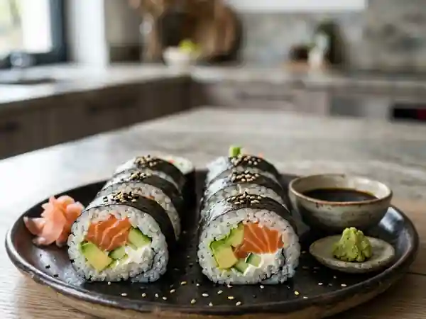 Makis Fondants Saumon et Cream Cheese - Photo de présentation