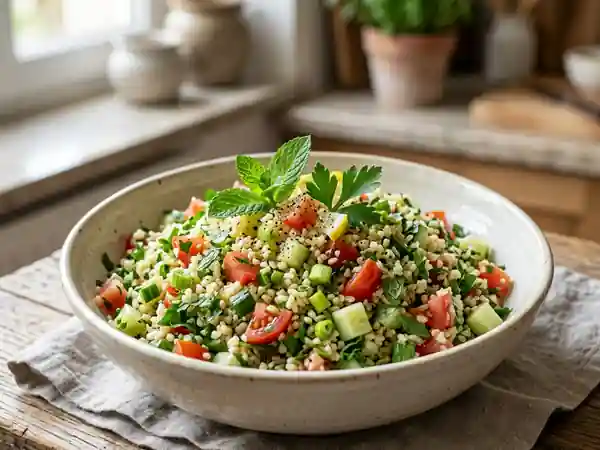 Taboulé perlé à la menthe et citron vert - Photo de présentation