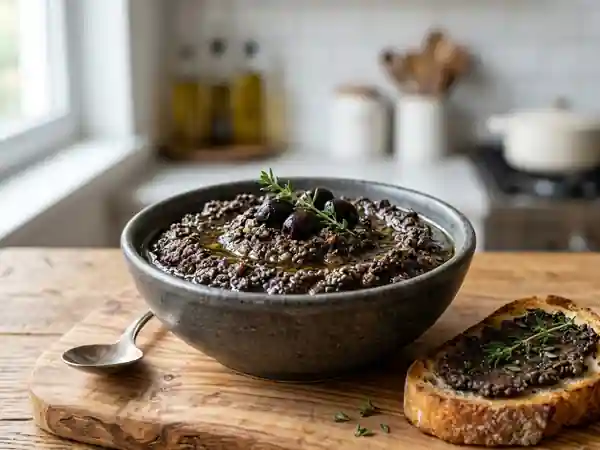 Tapenade noire maison : recette facile et savoureuse - Photo de présentation