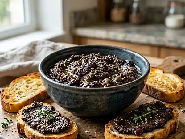 Tapenade Noire Intense et Poivrée - Photo de présentation