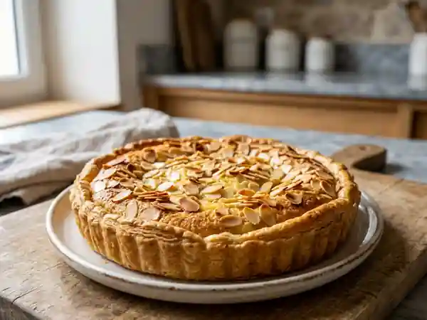 Tarte à la frangipane maison : recette facile et gourmande - Photo de présentation