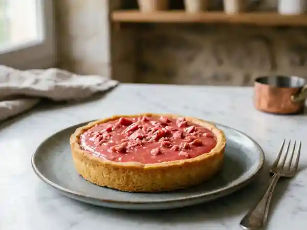 Tarte à la praline rose : la douceur sucrée incontournable - Photo de présentation