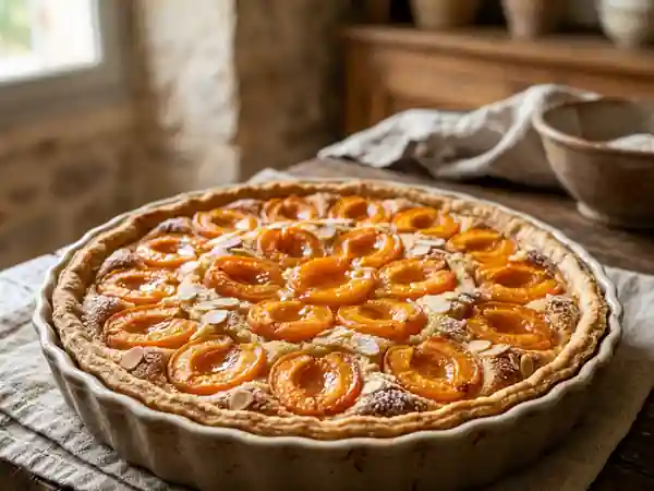 Tarte amandine aux abricots : recette facile et gourmande - Photo de présentation