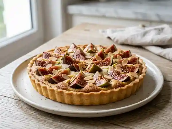 Tarte amandine aux figues fondantes - Photo de présentation