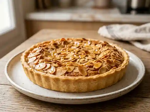 Tarte amandine croustillante et fondante - Photo de présentation