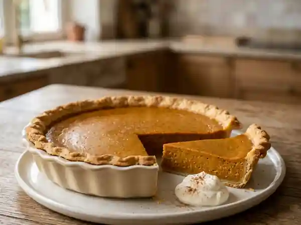 Tarte au potiron onctueuse et épicée - Photo de présentation