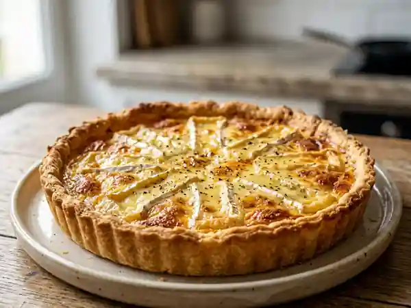 Tarte au Brie Fondant et Croûte Dorée - Photo de présentation