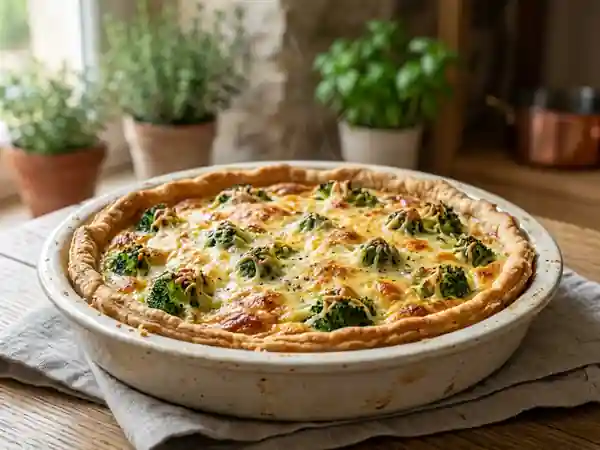 Tarte Brocoli et Fromage Fondant - Photo de présentation