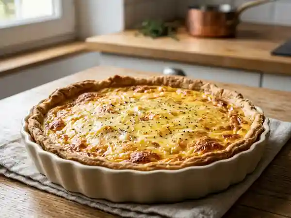 Tarte au Cantal Express : Recette Facile et Rapide - Photo de présentation