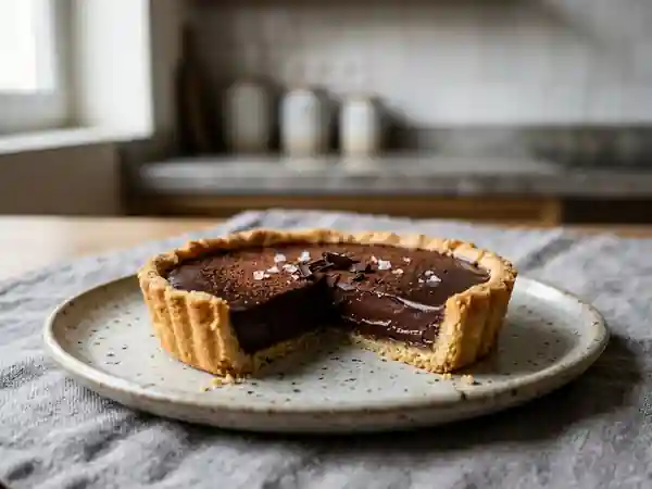 Tarte au Chocolat Noir Intense et Fondante - Photo de présentation