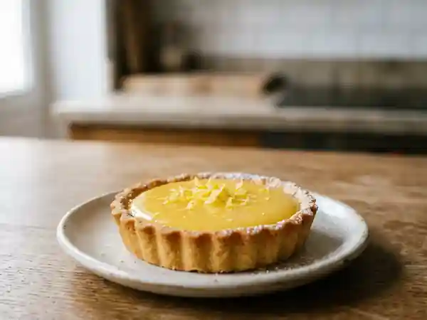 Tarte au citron fondante et acidulée - Photo de présentation