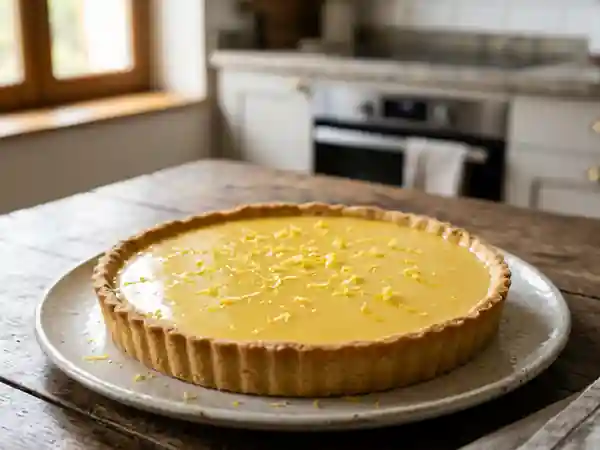 Tarte au citron onctueuse et fondante - Photo de présentation