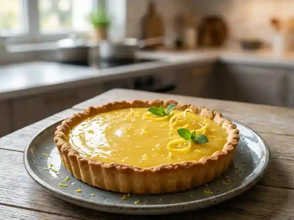 Tarte au Citron Fondante et Acidulée - Photo de présentation