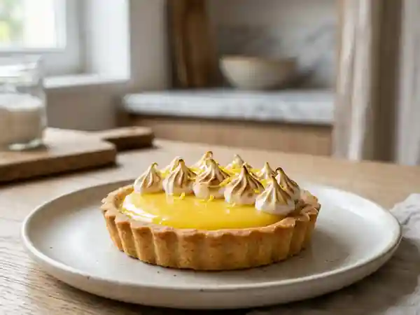 Tarte au citron intense et acidulée - Photo de présentation