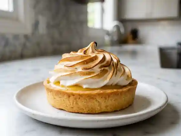 Tarte au citron meringuée rapide et facile - Photo de présentation