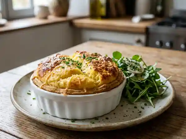 Tarte au Fromage Aérienne et Dorée - Photo de présentation