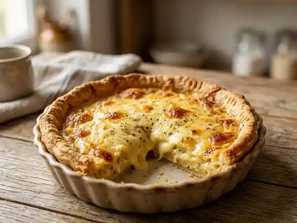 Cheese pie fondante à la moutarde de Dijon - Photo de présentation