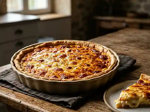 Tarte au Maroilles facile et gourmande - Photo de présentation