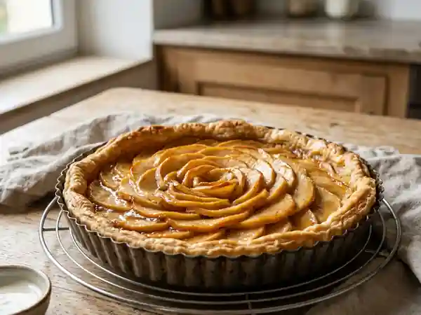 Tarte aux maugins fondante et vanillée - Photo de présentation