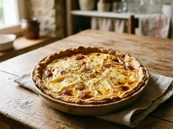 Tarte au Munster Fondante et Muscadée - Photo de présentation
