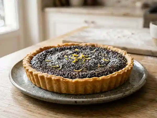 Tarte au pavot moelleuse à l'autrichienne - Photo de présentation