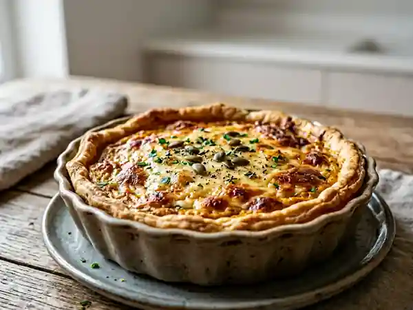 Tarte au potiron gratinée : recette facile et gourmande - Photo de présentation