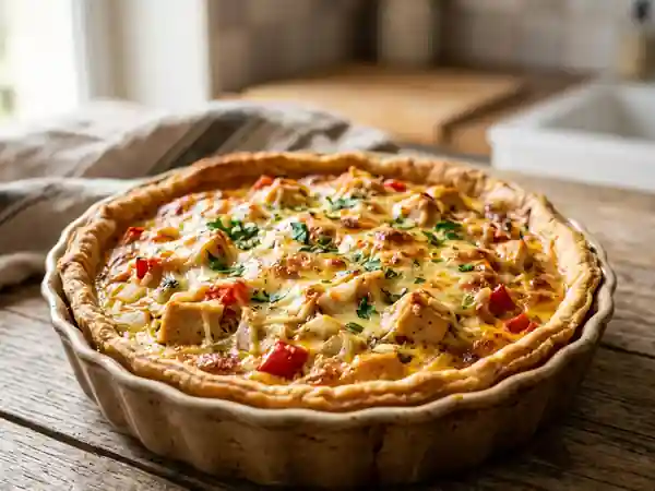 Tarte au poulet argentine savoureuse et facile - Photo de présentation