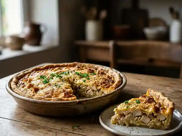 Tarte au Poulet Vendéenne Authentique et Savoureuse - Photo de présentation