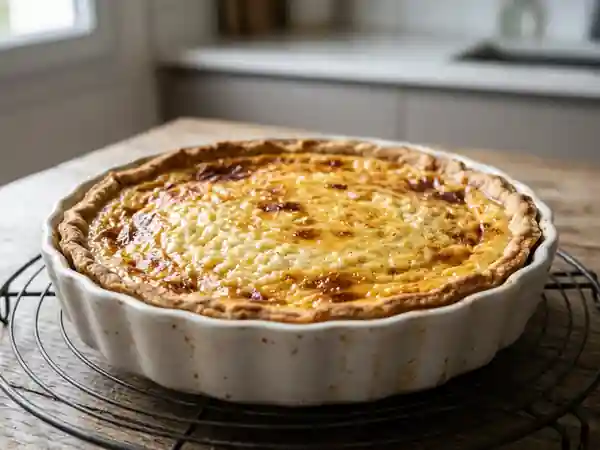 Tarte au riz vanillée fondante et gourmande - Photo de présentation