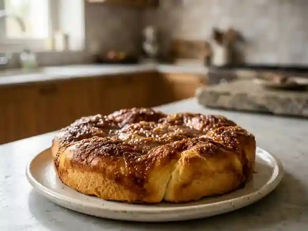 Tarte au sucre du Nord : brioche fondante - Photo de présentation