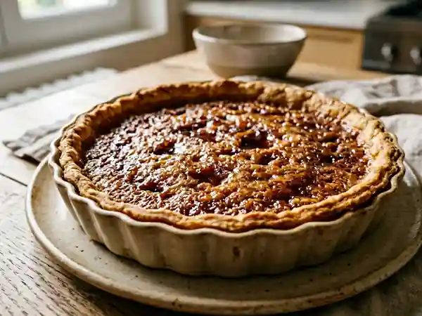 Tarte au sucre traditionnelle : recette facile et gourmande - Photo de présentation