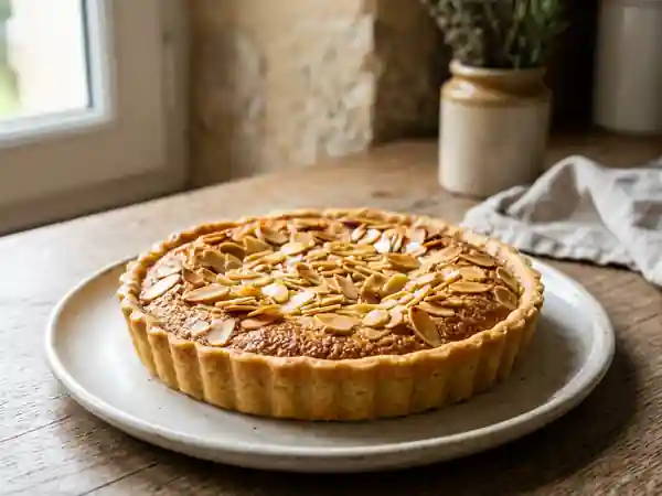 Tarte amandine croustillante et fondante - Photo de présentation