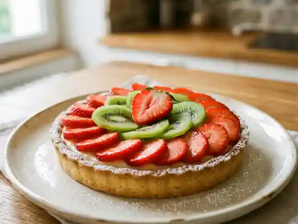 Tarte aux fruits facile et rapide pour débutants - Photo de présentation