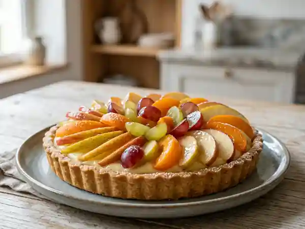 Tarte valaisanne fondante aux fruits frais - Photo de présentation